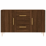 Credenza Rovere Marrone 100x36x60 cm in Legno Multistrato