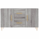 Credenza Grigio Sonoma 100x36x60 cm in Legno Multistrato