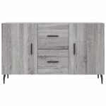 Credenza Grigio Sonoma 100x36x60 cm in Legno Multistrato