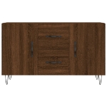 Credenza Rovere Marrone 100x36x60 cm in Legno Multistrato