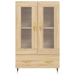 Credenza Rovere Sonoma 69,5x31x115 cm in Legno Multistrato