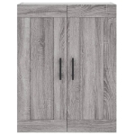 Mobile a Parete Grigio Sonoma 69,5x34x90 cm Legno Multistrato