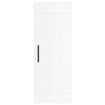 Mobile Parete Bianco Lucido 34,5x34x90 cm in Legno Multistrato