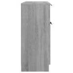 Credenza Grigio Sonoma 60x30x70 cm in Legno Multistrato