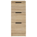 Credenza Rovere Sonoma 30x30x70 cm in Legno Multistrato