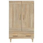 Credenza Rovere Sonoma 70x31x115 cm in Legno Multistrato