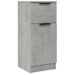 Credenze 2 pz Grigio Cemento 30x30x70 cm in Legno Multistrato