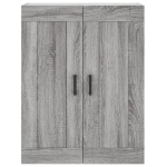 Mobile a Parete Grigio Sonoma 69,5x34x90 cm Legno Multistrato