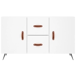 Credenza Bianca 100x36x60 cm in Legno Multistrato