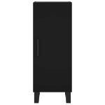 Credenza Nero 34,5x34x90 cm in Legno Multistrato