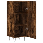 Credenza Rovere Fumo 34,5x34x90 cm in Legno Multistrato