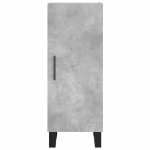 Credenza Grigio Cemento 34,5x34x90 cm in Legno Multistrato