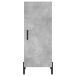 Credenza Grigio Cemento 34,5x34x90 cm in Legno Multistrato