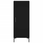 Credenza Nero 34,5x34x90 cm in Legno Multistrato