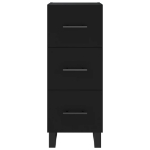 Credenza Nero 34,5x34x90 cm in Legno Multistrato