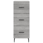 Credenza Grigio Sonoma 34,5x34x90 cm in Legno Multistrato