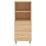 Credenza Rovere Sonoma 34,5x34x90 cm in Legno Multistrato