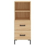 Credenza Rovere Sonoma 34,5x34x90 cm in Legno Multistrato