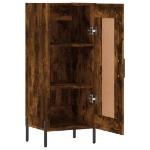 Credenza Rovere Fumo 34,5x34x90 cm in Legno Multistrato