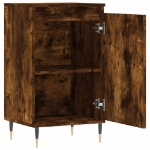 Credenza Rovere Fumo 40x35x70 cm in Legno Multistrato