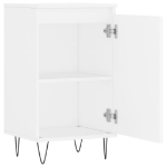 Credenza Bianca 40x35x70 cm in Legno Multistrato