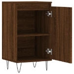 Credenza Rovere Marrone 40x35x70 cm in Legno Multistrato