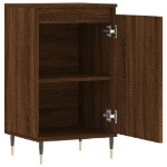 Credenza Rovere Marrone 40x35x70 cm in Legno Multistrato