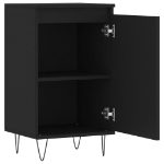 Credenza Nera 40x35x70 cm in Legno Multistrato