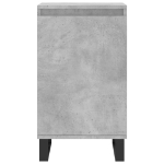 Credenze 2 pz Grigio Cemento 40x35x70 cm in Legno Multistrato