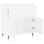 Credenza Bianca 60x35x70 cm in Legno Multistrato