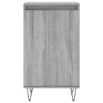 Credenze 2 pz Grigio Sonoma 40x35x70 cm in Legno Multistrato