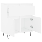 Credenza Bianca 60x35x70 cm in Legno Multistrato