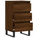 Credenza Rovere Marrone 40x35x70 cm in Legno Multistrato