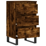 Credenza Rovere Fumo 40x35x70 cm in Legno Multistrato