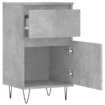 Credenza Grigio Cemento 40x35x70 cm in Legno Multistrato