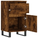 Credenza Rovere Fumo 40x35x70 cm in Legno Multistrato