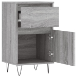 Credenza Grigio Sonoma 40x35x70 cm in Legno Multistrato