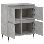 Credenza Grigio Cemento 60x35x70 cm in Legno Multistrato