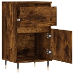 Credenza Rovere Fumo 40x35x70 cm in Legno Multistrato