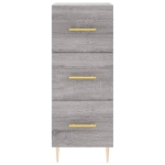 Credenza Grigio Sonoma 34,5x34x90 cm in Legno Multistrato