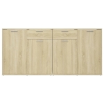 Credenza Rovere Sonoma 160x36x75 cm in Legno Multistrato