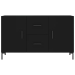 Credenza Nera 100x36x60 cm in Legno Multistrato