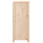 Credenze 2 pz 40x35x80 cm in Legno Massello di Pino