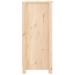 Credenze 2 pz 40x35x80 cm in Legno Massello di Pino