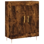 Credenza Rovere Fumo  69,5x34x180 cm in Legno Multistrato