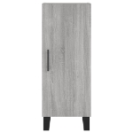 Credenza Grigio Sonoma 34,5x34x180 cm in Legno Multistrato