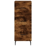 Credenza Rovere Fumo 34,5x34x180 cm in Legno Multistrato