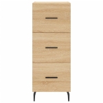 Credenza Rovere Sonoma 34,5x34x180 cm in Legno Multistrato