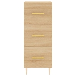 Credenza Rovere Sonoma 34,5x34x180 cm in Legno Multistrato