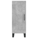 Credenza Grigio Cemento 34,5x34x180 cm in Legno Multistrato